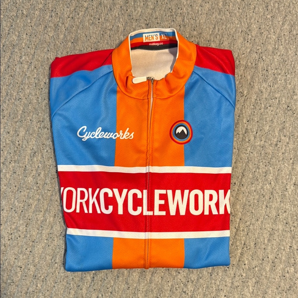 Men’s York Cycleworks Long Sleeve Cycling Jersey - XL